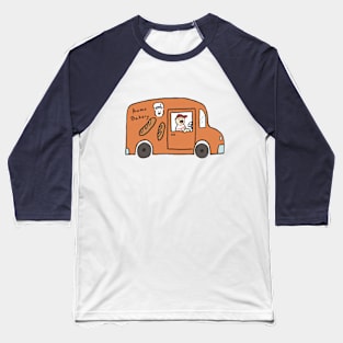 funny pug  making bread Baseball T-Shirt